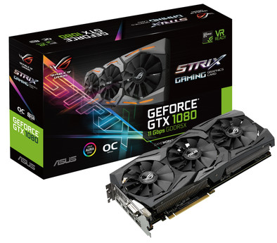 Le produit Asus ROG Strix GTX 1080 O8G 11Gbps ne sera plus jamais disponible