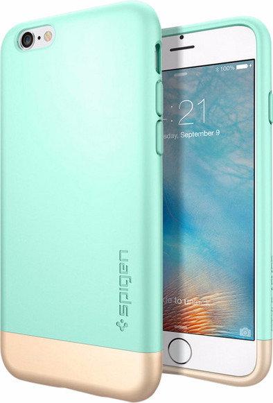 Spigen Style Armor Apple iPhone 6/6s Groen is nooit meer leverbaar