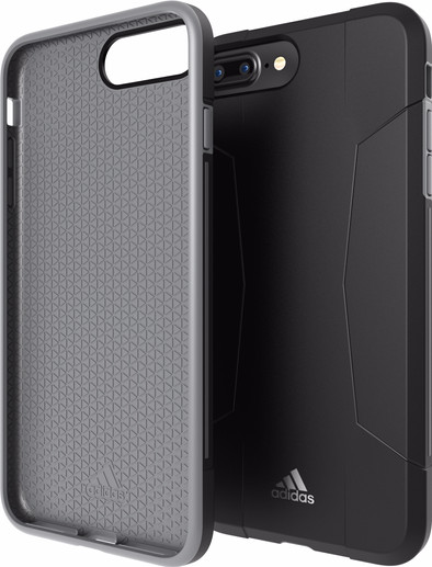 Adidas SP Solo Apple iPhone 6 Plus/6s Plus/7 Plus/8 Plus Back Cover Zwart/Grijs is nooit meer leverbaar