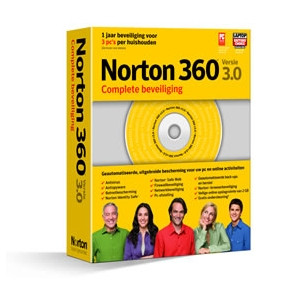 Norton 360 3.0 NL (3 user) is nooit meer leverbaar