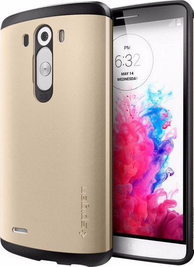 Spigen Slim Armor LG G3 Champagne is nooit meer leverbaar