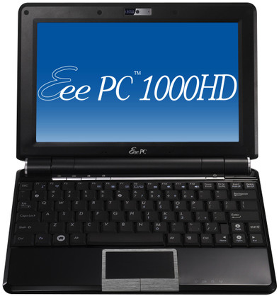 Asus Eee PC 1000HD Zwart is nooit meer leverbaar