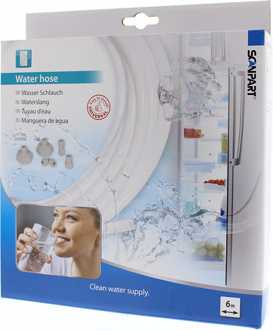 Scanpart Waterfilterslang set 6 m is nooit meer leverbaar