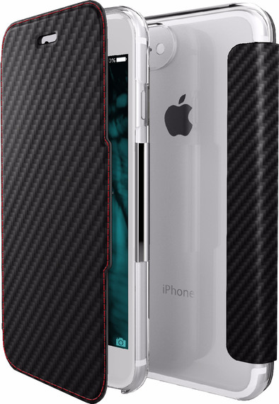 X-Doria Book Case Apple iPhone 7 Plus/8 Plus Zwart is nooit meer leverbaar