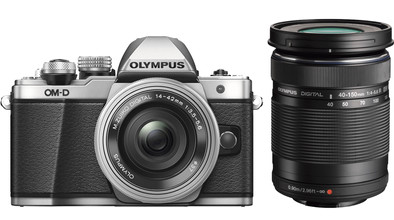 Le produit Olympus OM-D E-M10 Mk II Argent + 14-42 mm IIR + 40-150 mm R ne sera plus jamais disponible