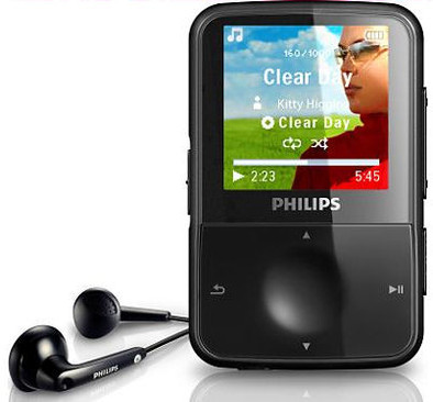 Philips GoGear SA1VBE04K ViBE 4 GB Black is nooit meer leverbaar