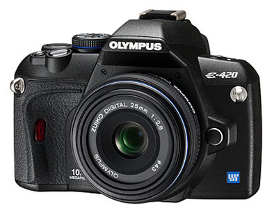 Olympus E-420 + 25-mm Pancake Kit is nooit meer leverbaar