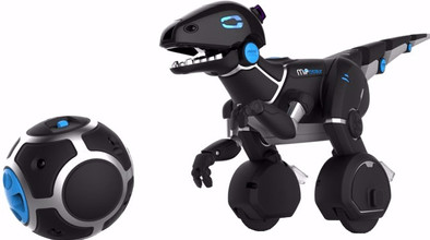 Wowwee MiPosaur Robot Dinosaurus Met Bal Zwart is nooit meer leverbaar
