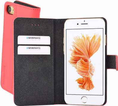 Mobiparts Premium Wallet Case Apple iPhone 7/8 Roze is nooit meer leverbaar