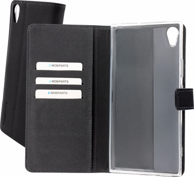 Mobiparts Premium Wallet TPU Sony Xperia XA1 Ultra Book Case Zwart is nooit meer leverbaar