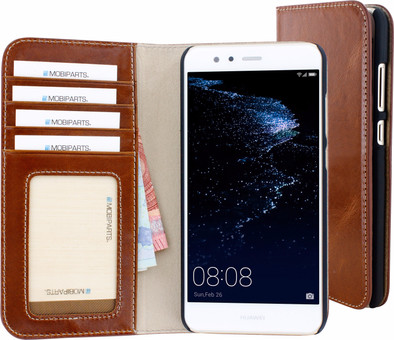 Le produit Mobiparts Excellent Huawei P10 Lite Coque à rabat portefeuille Marron ne sera plus jamais disponible