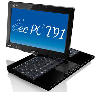 Asus Eee PC T91 Zwart is nooit meer leverbaar