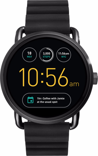 Le produit Fossil Q Wander 45 mm Noir ne sera plus jamais disponible