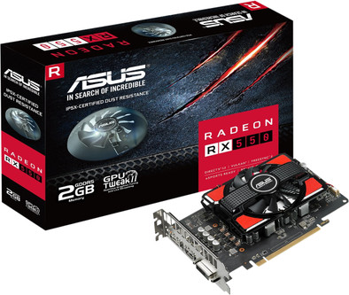Asus Radeon RX550-2G is nooit meer leverbaar