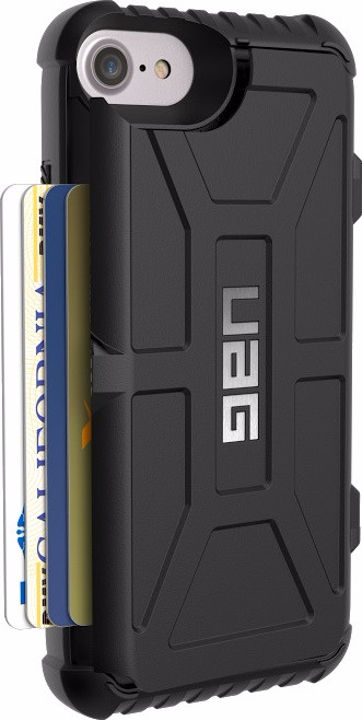 UAG Trooper Card Apple iPhone 6/6s/7/8 Back Cover Zwart is nooit meer leverbaar
