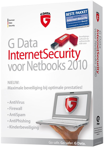 G Data InternetSecurity voor Netbooks 2010 NL is nooit meer leverbaar