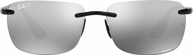 Ray-Ban Chromance RB4255 Shiny Black / Grey Mirror Silver Po is nooit meer leverbaar