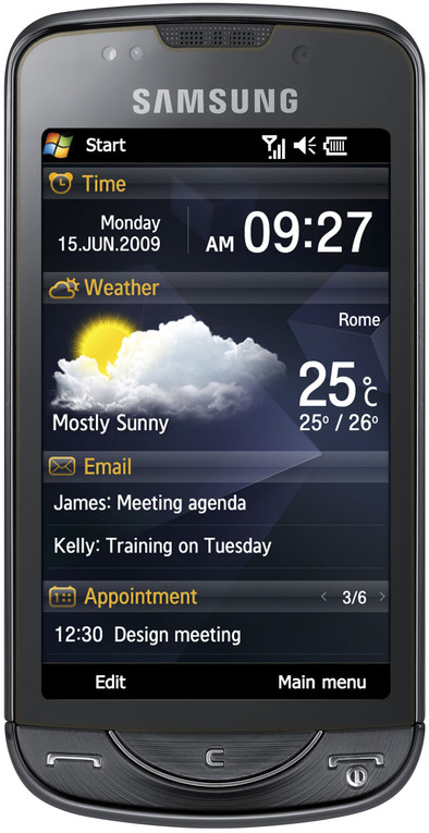 Samsung Omnia Qwerty Onyx Black is nooit meer leverbaar