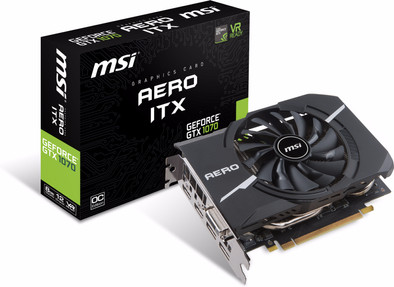 MSI GeForce GTX 1070 Aero ITX 8G OC is nooit meer leverbaar