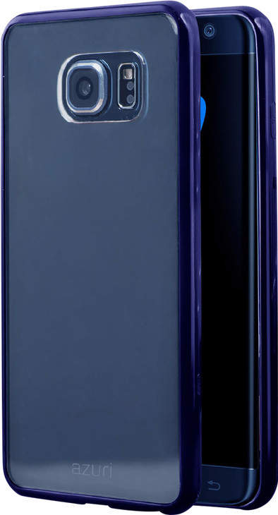 Azuri Bumper Samsung Galaxy S7 Edge Back Cover Blauw is nooit meer leverbaar