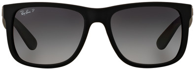 Ray-Ban Justin RB4165 Black Rubber / Polarized Grey Gradient is nooit meer leverbaar