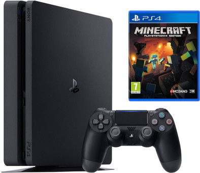 Sony PlayStation 4 Slim 500 GB + Minecraft is nooit meer leverbaar