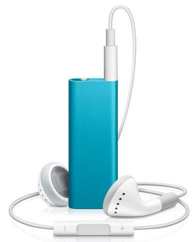 Apple iPod Shuffle 2 GB Blue (3G) is nooit meer leverbaar