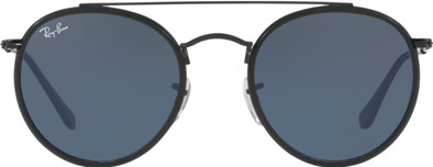Ray-Ban Round Double Bridge RB3647N Black / Grey is nooit meer leverbaar