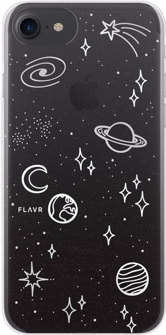 FLAVR iPlate Cosmic Happenings Apple iPhone 6/6S/7 Back Cover is nooit meer leverbaar