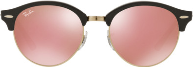 Ray-Ban Clubround RB4246 Top Wrinkled Black is nooit meer leverbaar