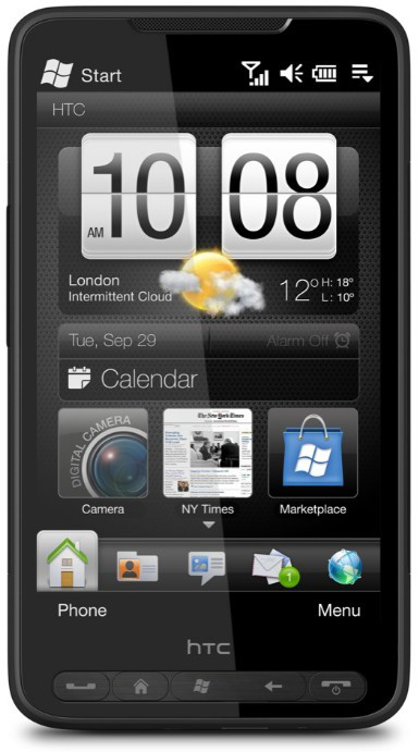 HTC HD2 UK is nooit meer leverbaar