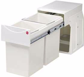 Hailo Tandem 15 + 15 Liter Grey is nooit meer leverbaar