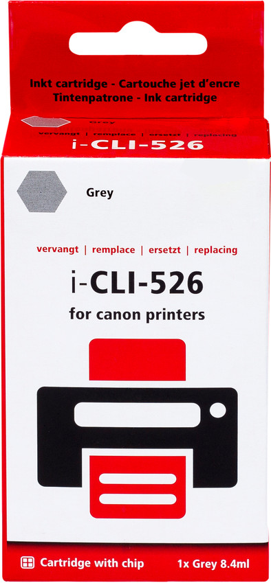 Huismerk CLI-526GY Grijs voor Canon printers (4544B001) is nooit meer leverbaar