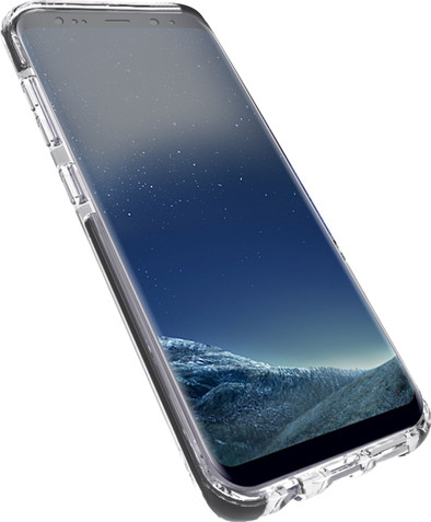 Azuri flexible bumper Samsung Galaxy S8 Plus Back Cover Zwart is nooit meer leverbaar