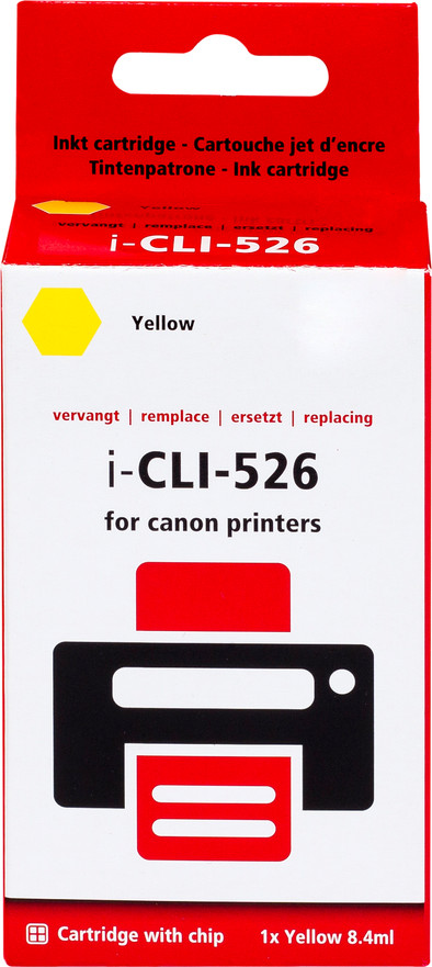 Huismerk CLI-526Y Geel voor Canon printers (4543B001) is nooit meer leverbaar