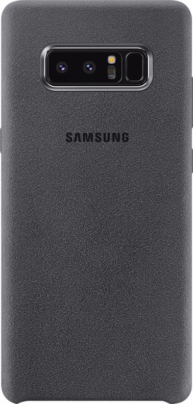 Samsung Galaxy Note 8 Alcantara Back Cover Grijs is nooit meer leverbaar
