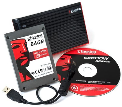 Kingston 64 GB SSD SATA2 2,5'' Bundel Laptop Upgrade Kit is nooit meer leverbaar