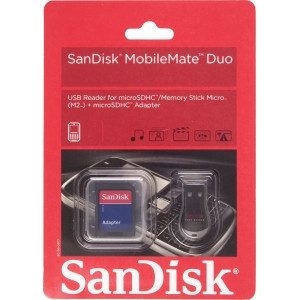 Sandisk Mobilemate Duo + MicroSD Adapter is nooit meer leverbaar