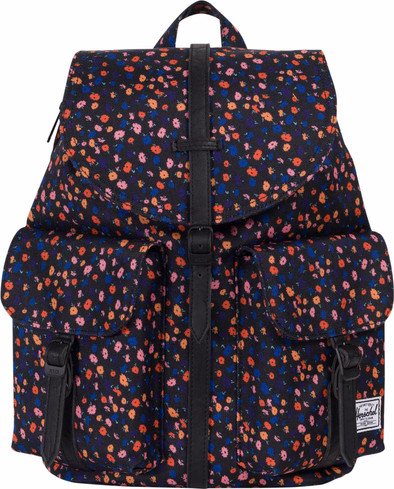 Herschel Dawson X-Small Black Mini Floral/Black Synthetic Leather is nooit meer leverbaar