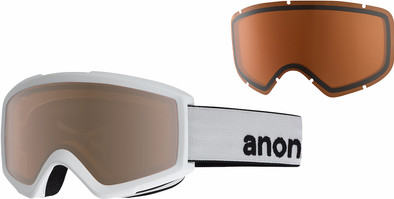 Anon Helix 2.0 Spare White + Silver Amber &amp; Amber Lenzen is nooit meer leverbaar
