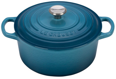 Le Creuset Signature Ronde Braadpan 24 cm Marine is nooit meer leverbaar