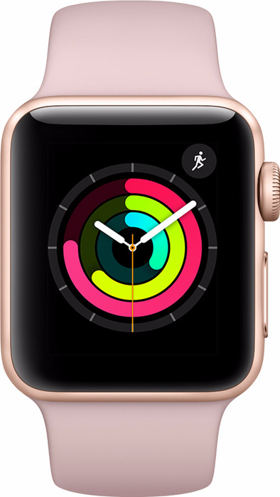 Apple Watch Series 42 mm Or Aluminium/Bracelet Sport Rose