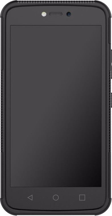 Just in Case Rugged Hybrid Motorola Moto C Plus Back Cover Zwart is nooit meer leverbaar