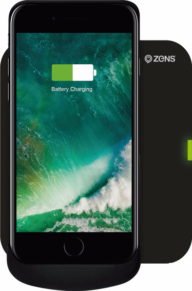 Zens Qi Draadloze Oplader Zwart + iPhone 6&#x2F;6s&#x2F;7 Charging Case is nooit meer leverbaar