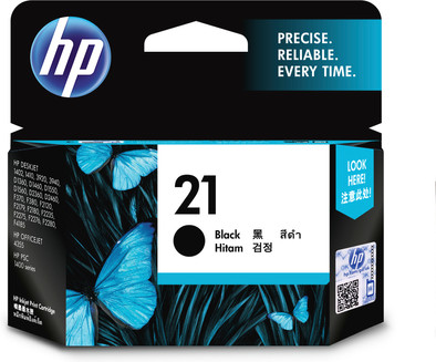 HP 21 Cartridge Zwart is nooit meer leverbaar