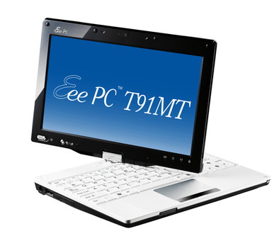 Asus Eee PC T91MT Wit is nooit meer leverbaar