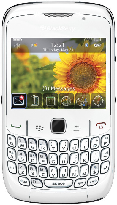 BlackBerry Curve 8520 White AZERTY is nooit meer leverbaar