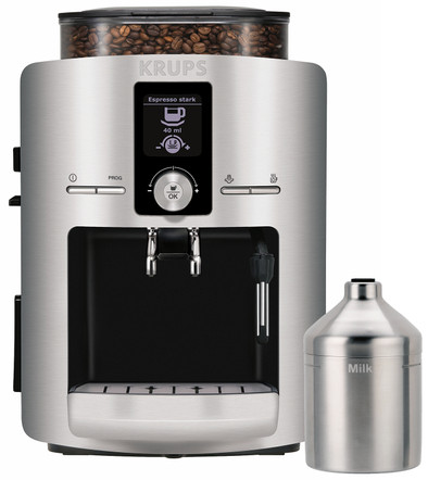 Krups EA8260 Espresso Automatic RVS / Zwart is nooit meer leverbaar