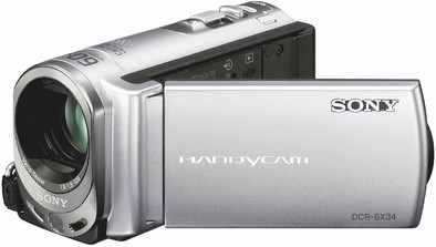 Sony DCR-SX34E Camcorder 4GB Silver is nooit meer leverbaar