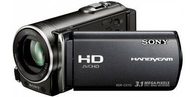 Sony HDR-CX115E HD Camcorder Black is nooit meer leverbaar